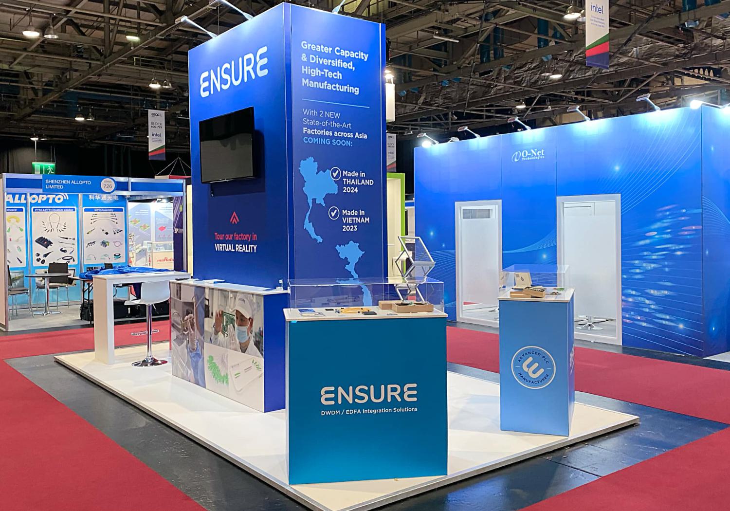 Ensure island exhibition stand
